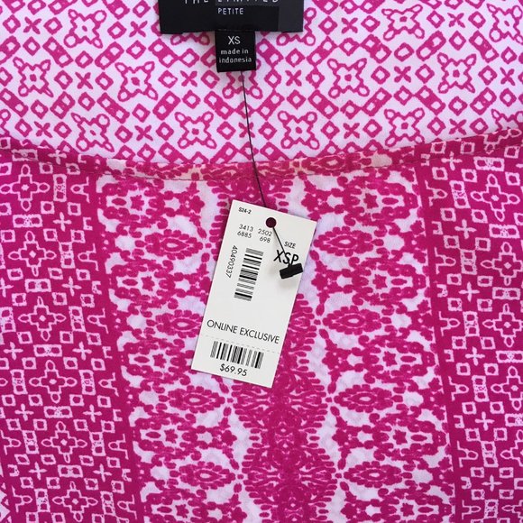 NWT The Limited Fuchsia Tunic Top / Blouse - Picture 2 of 3